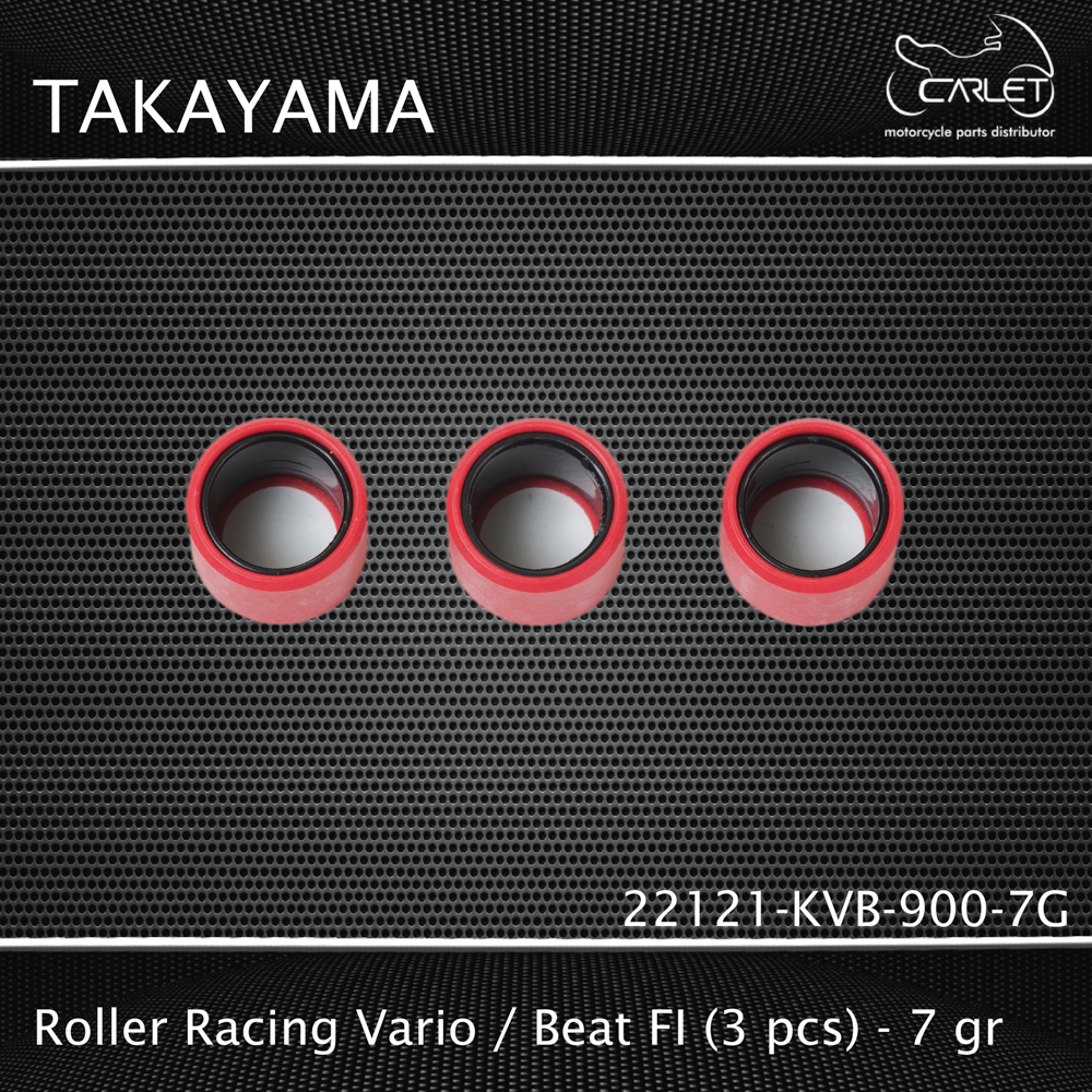 Takayama Roller Primary KVB Beat FI / ESP / POP / Street / Scoopy / Vario 110 (3 PCS)