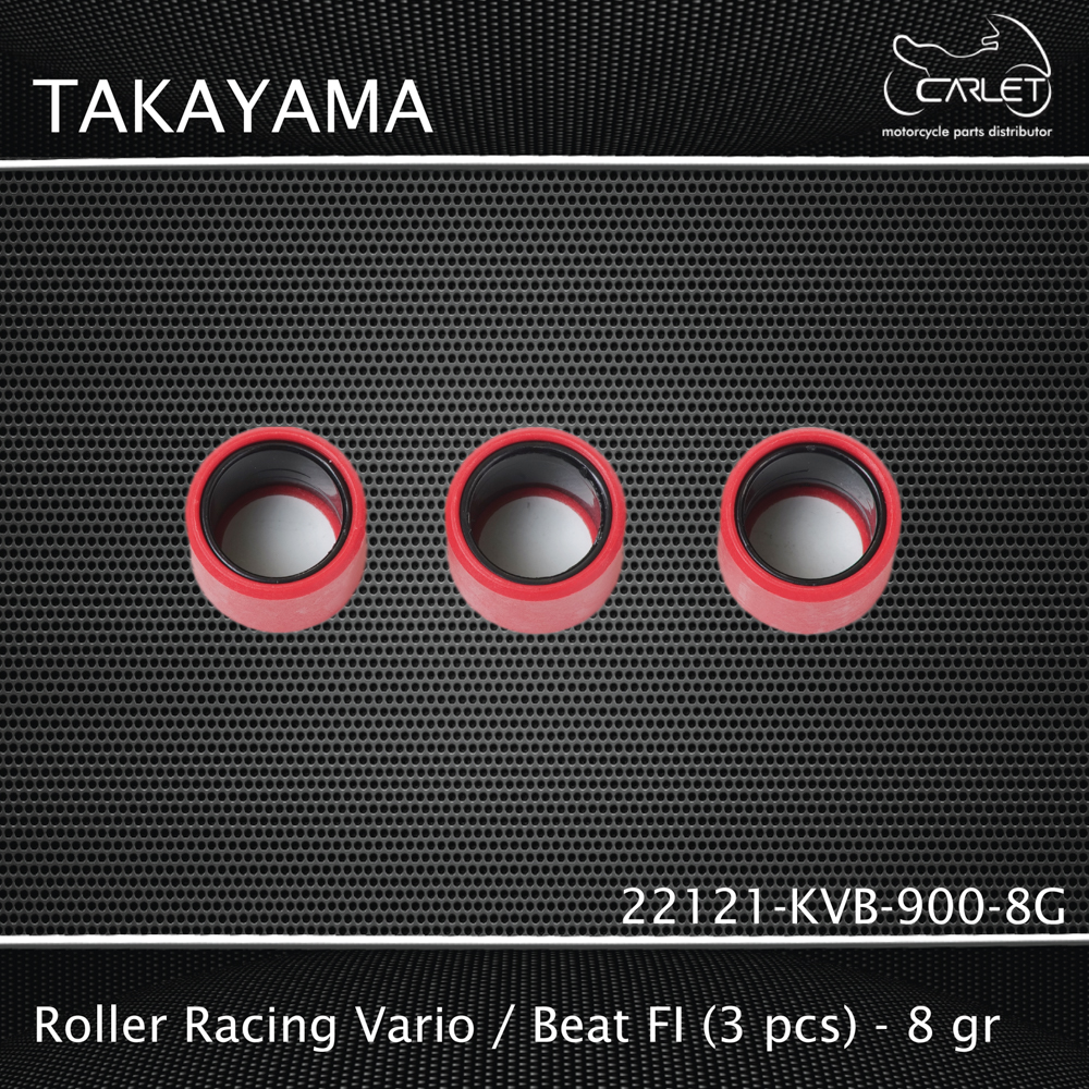 Takayama Roller Primary KVB Beat FI / ESP / POP / Street / Scoopy / Vario 110 (3 PCS)