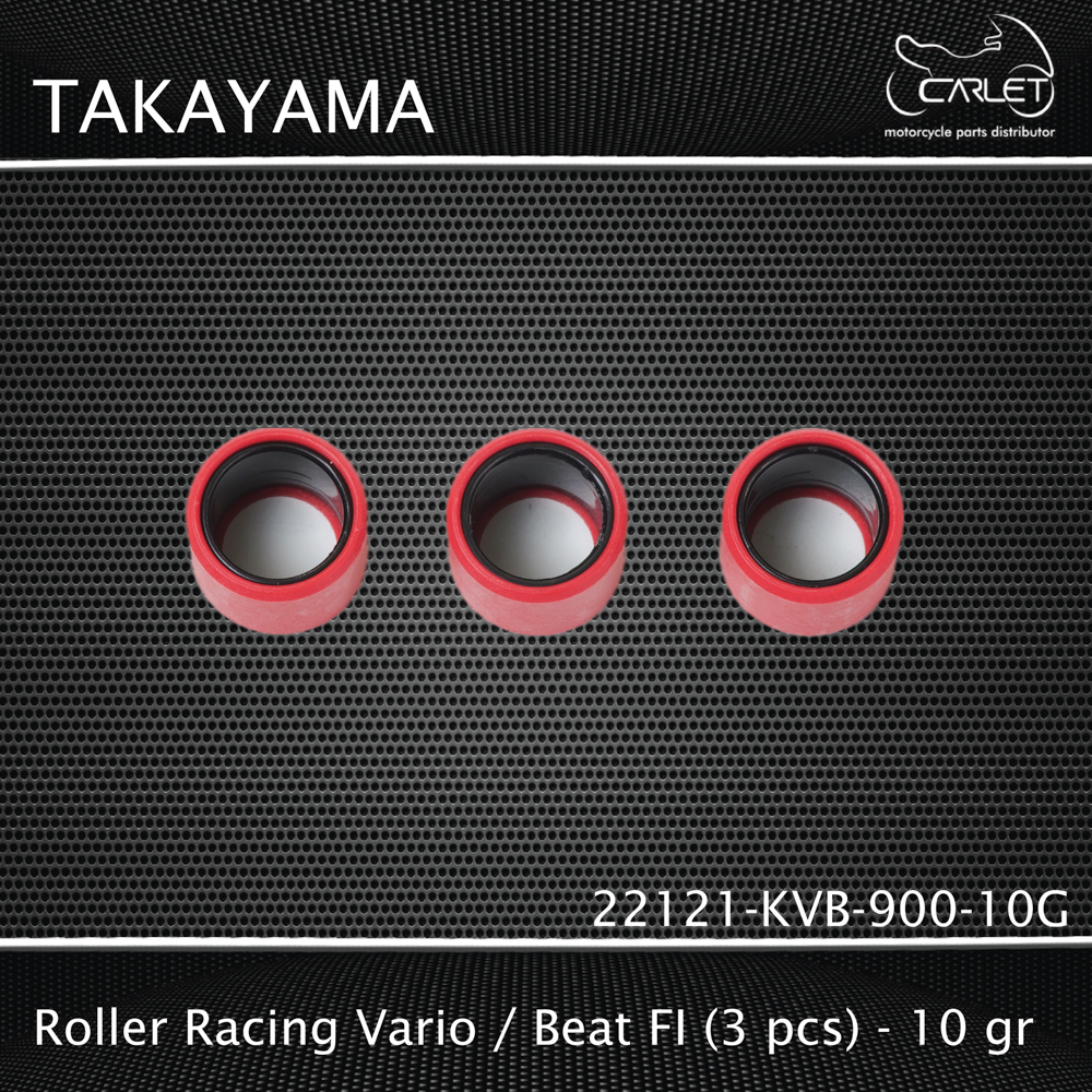 Takayama Roller Primary KVB Beat FI / ESP / POP / Street / Scoopy / Vario 110 (3 PCS)