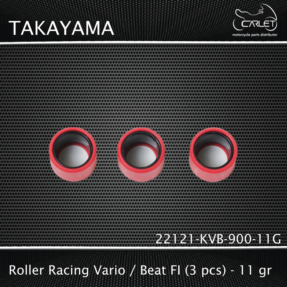 Takayama Roller Primary KVB Beat FI / ESP / POP / Street / Scoopy / Vario 110 (3 PCS)