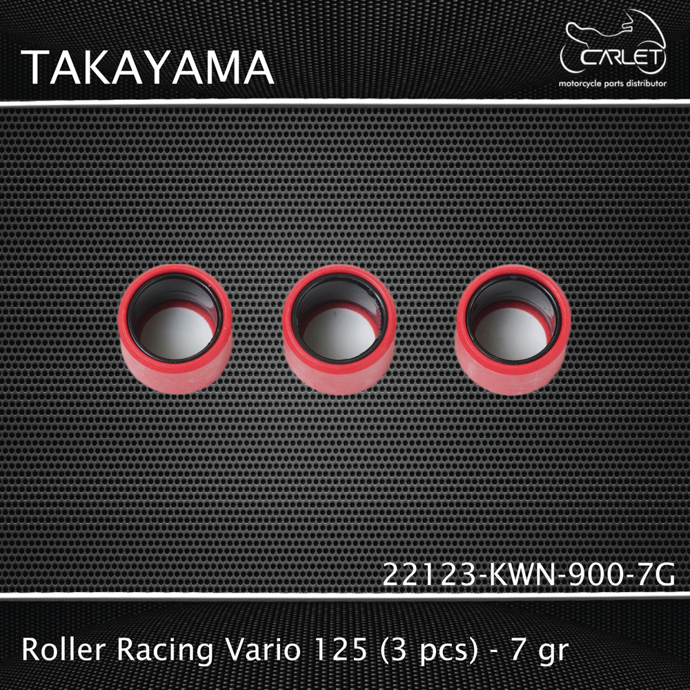 Takayama Roller Primary KWN Vario 125 FI / 150 / 160 / PCX 125 / 150 / 160 (3 PCS)