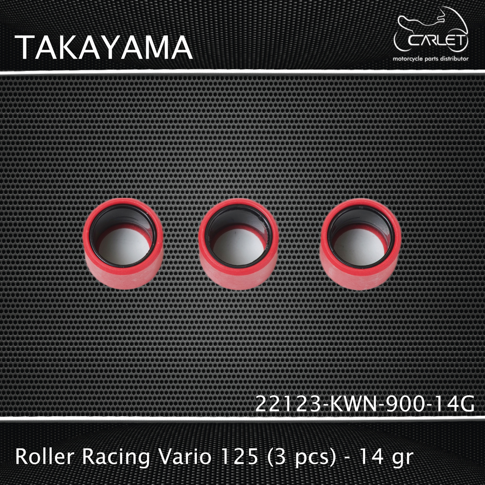 Takayama Roller Primary KWN Vario 125 FI / 150 / 160 / PCX 125 / 150 / 160 (3 PCS)