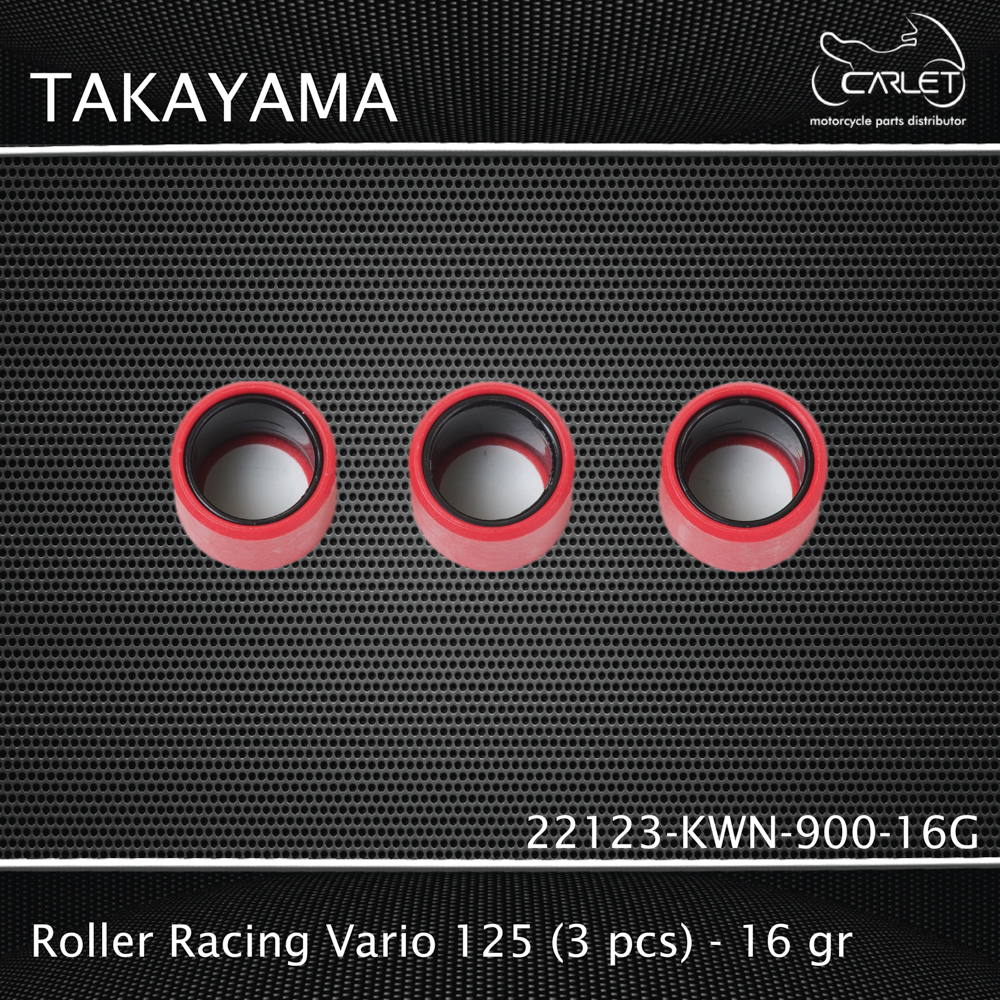 Takayama Roller Primary KWN Vario 125 FI / 150 / 160 / PCX 125 / 150 / 160 (3 PCS)