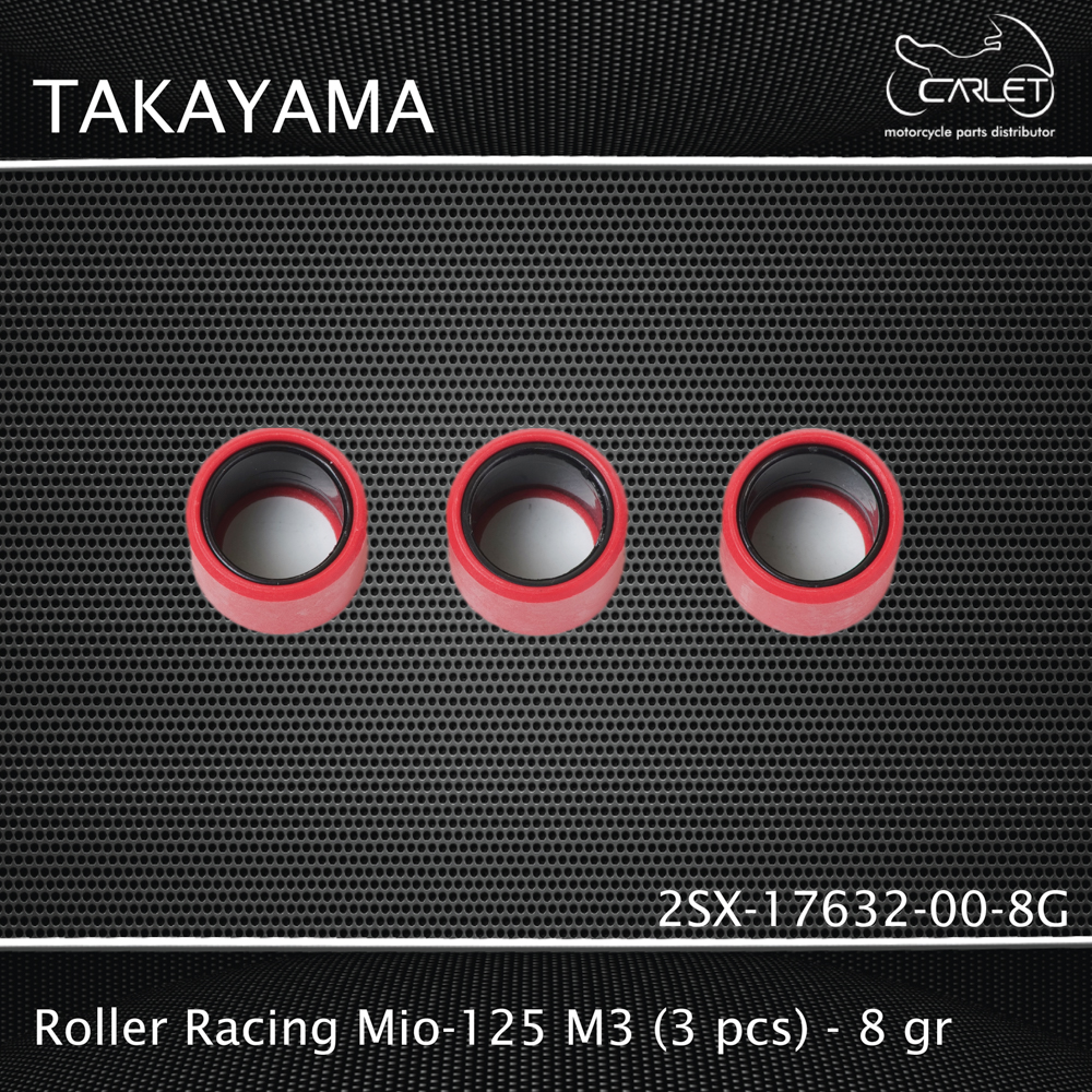 Takayama Roller Primary Mio M3 / Soul GT 125 / N Max 150 / 155 / Aerox 150 / 155 / Xeon RC (3 PCS)