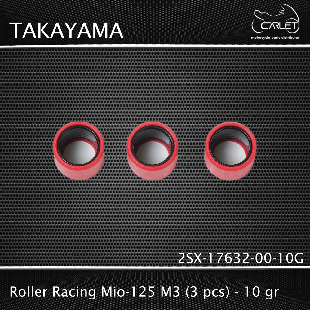 Takayama Roller Primary Mio M3 / Soul GT 125 / N Max 150 / 155 / Aerox 150 / 155 / Xeon RC (3 PCS)