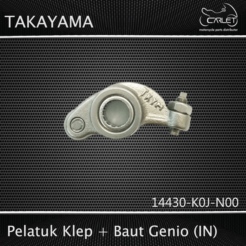 Takayama Pelatuk Klep + Bearing + Baut Genio (IN)